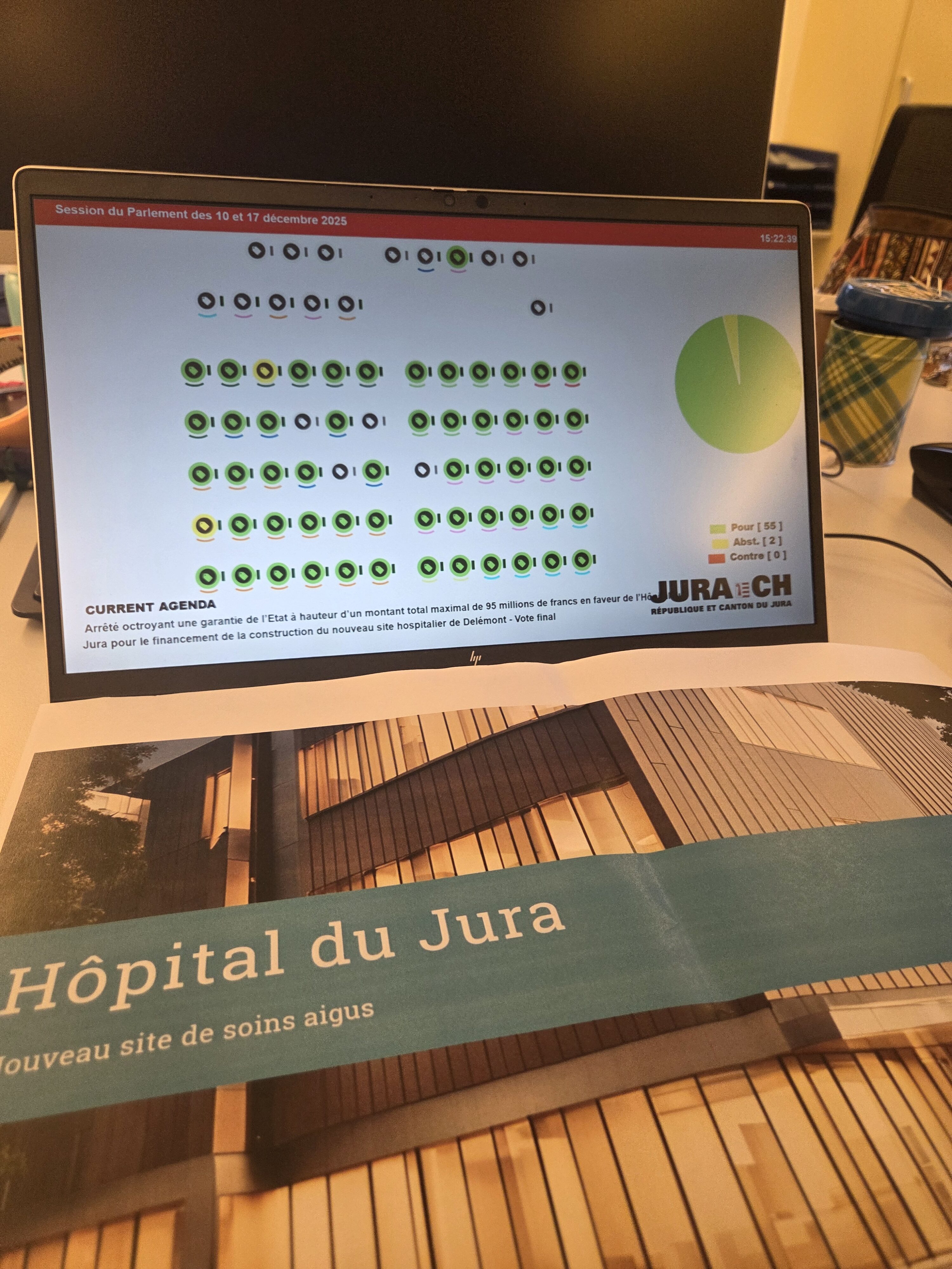  Un pas décisif pour la construction du nouvel Hôpital du Jura.